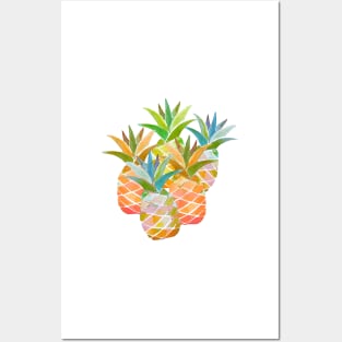 Pineapples Tropical Posters and Art